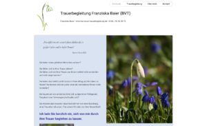Trauerbegleitung Franziska Baier